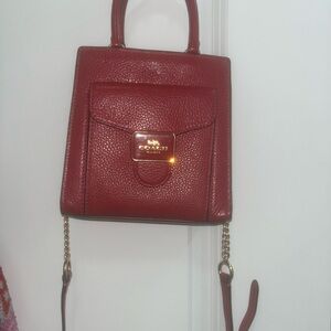 Coach Cherry Red Mini Bag